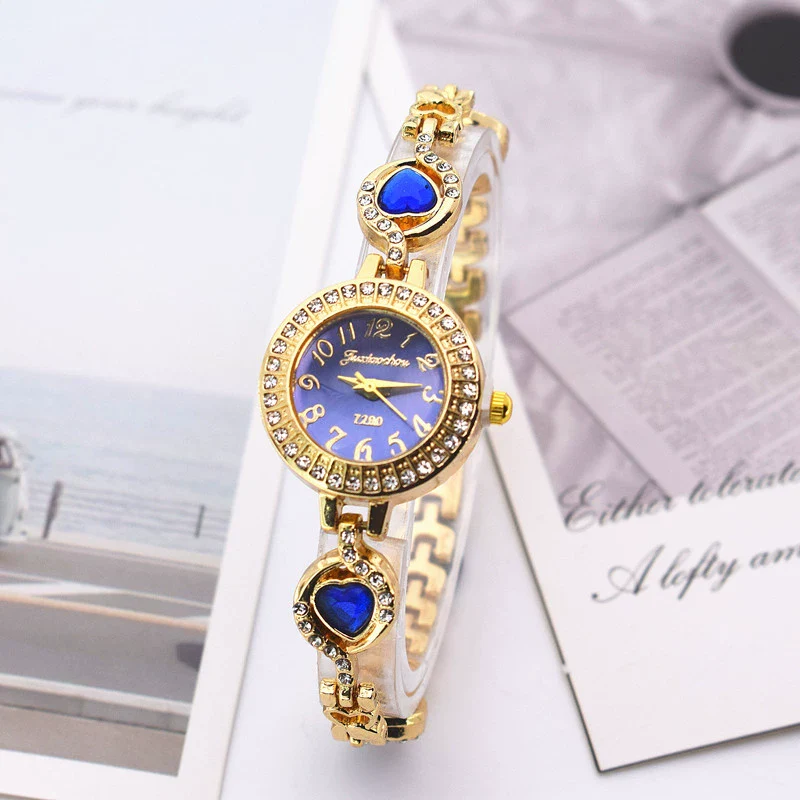 Fashion Round Alloy Women's Bracelet Watch Luxury Niche Ins Style Student Watch - Image 2