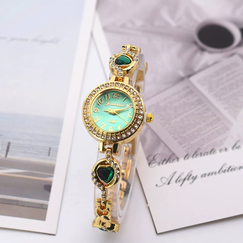 Fashion Round Alloy Women's Bracelet Watch Luxury Niche Ins Style Student Watch - Image 4