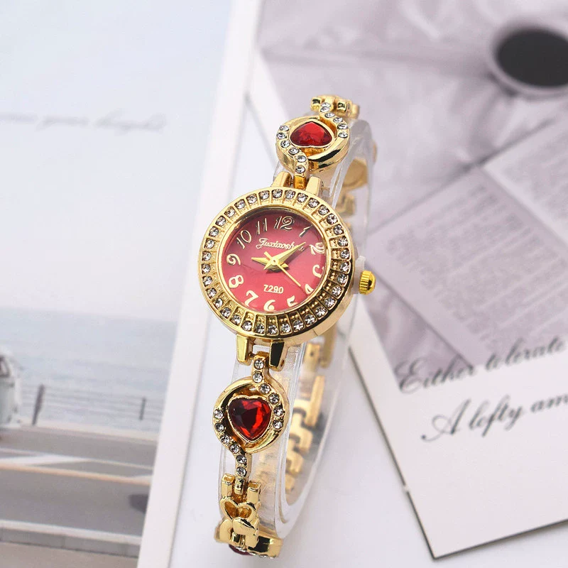 Fashion Round Alloy Women's Bracelet Watch Luxury Niche Ins Style Student Watch - Image 6