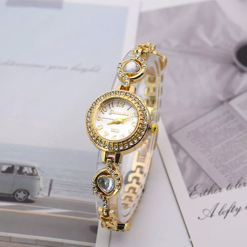 Fashion Round Alloy Women's Bracelet Watch Luxury Niche Ins Style Student Watch - Image 8