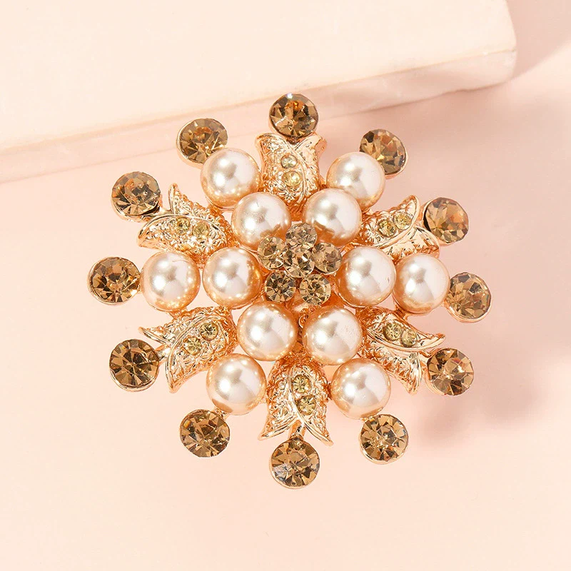 Fashion Simple Diamond Rose Flower Alloy Ring - Image 2