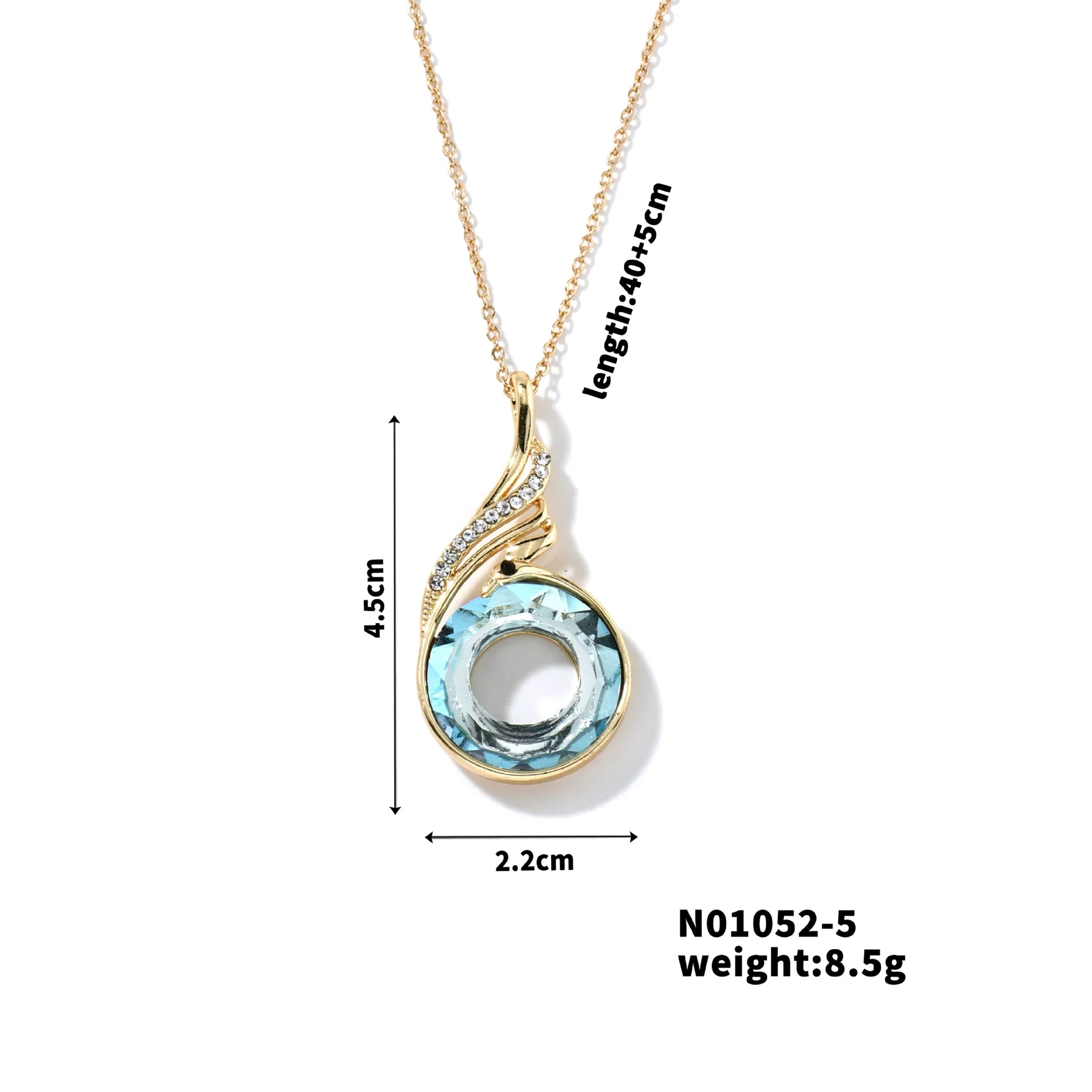 Fashion Simple Women's Stainless Steel And Zircon Necklace With Geometric Style And Electroplating Treatment - Image 10