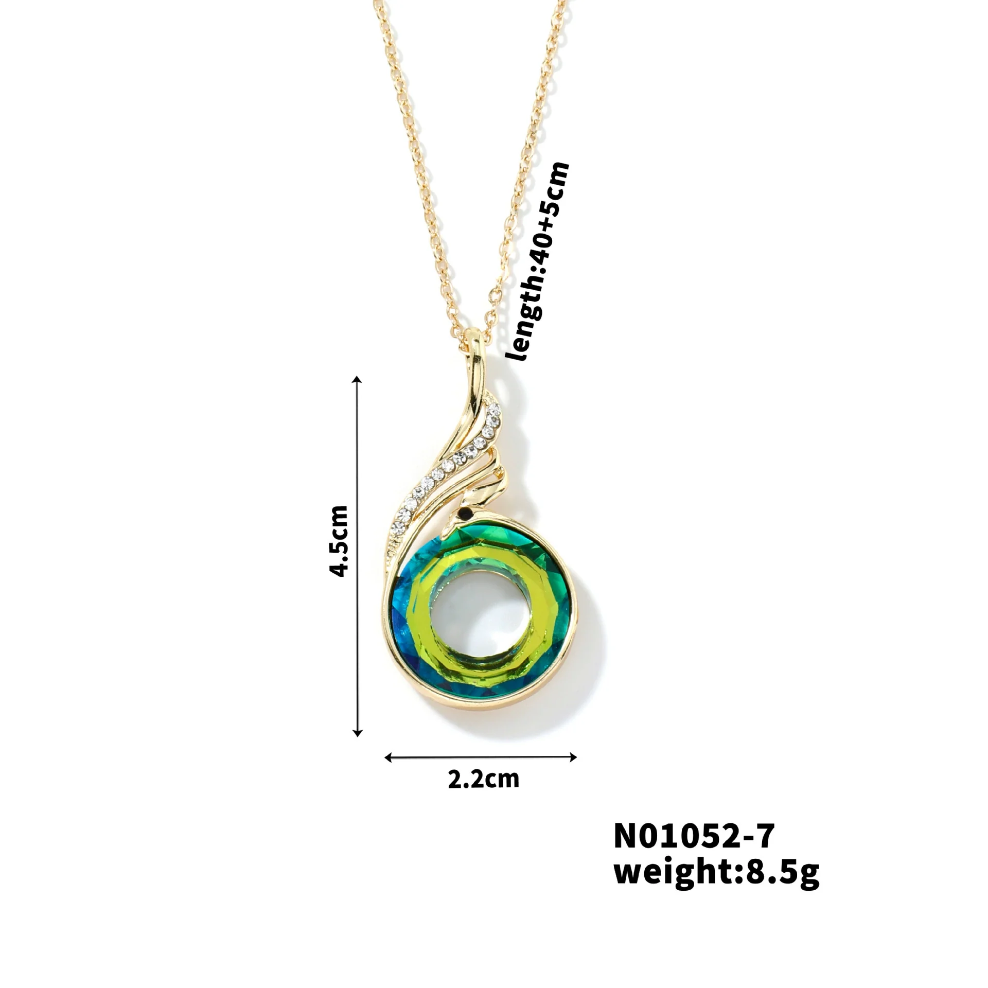 Fashion Simple Women's Stainless Steel And Zircon Necklace With Geometric Style And Electroplating Treatment - Image 12