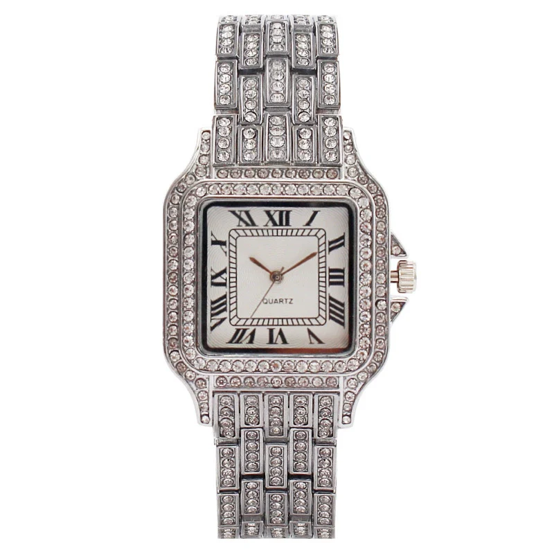 Fashion Square Roman Pattern Metal Women's Quartz Watch - Image 4
