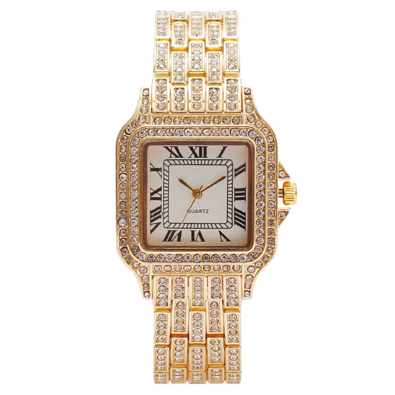 Fashion Square Roman Pattern Metal Women's Quartz Watch - Image 7