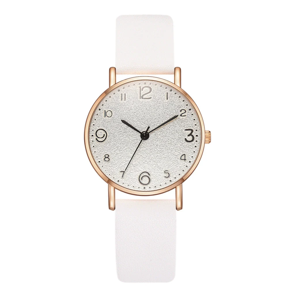Fashion Women's Alloy Case Textile Strap Round Dial Glass Quartz Watch - Image 6
