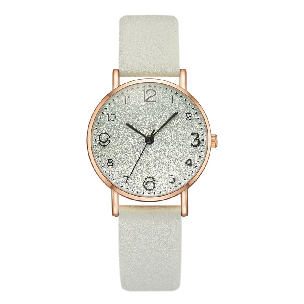 Fashion Women's Alloy Case Textile Strap Round Dial Glass Quartz Watch - Image 8