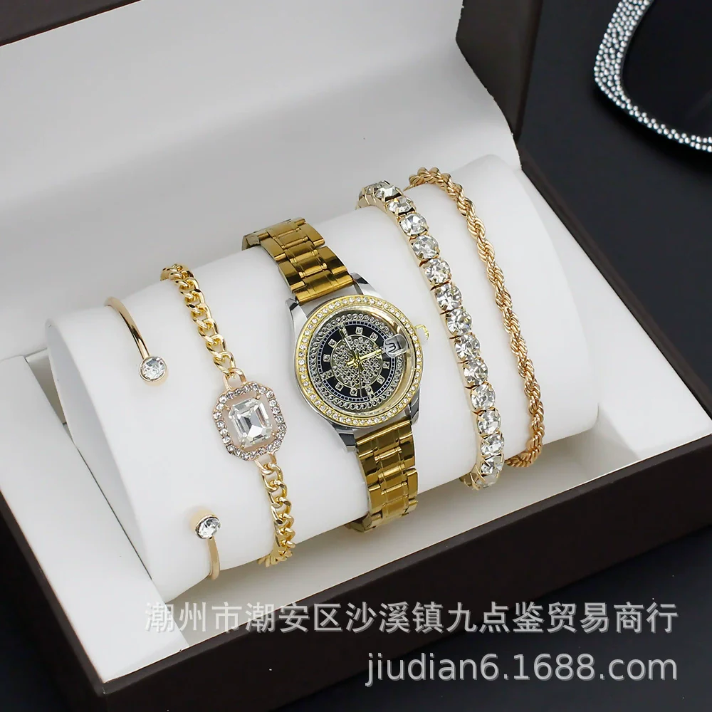 Fashion Women's Alloy Quartz Watch With Imitation Leather Strap And Stainless Steel Clasp - Image 26