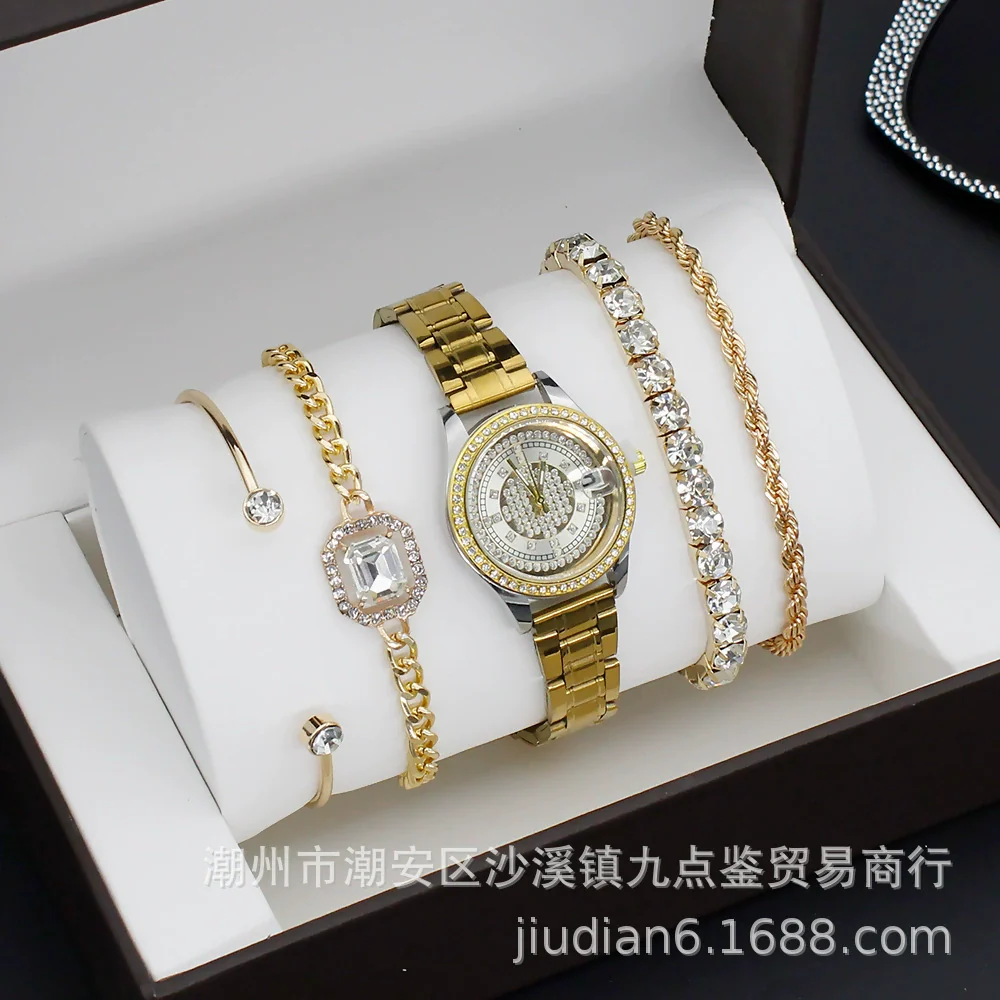 Fashion Women's Alloy Quartz Watch With Imitation Leather Strap And Stainless Steel Clasp - Image 27