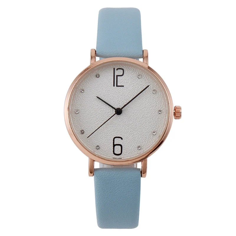 Fashion Women's Metal Case Quartz Watch With Imitation Leather Strap And Round Dial - Image 12