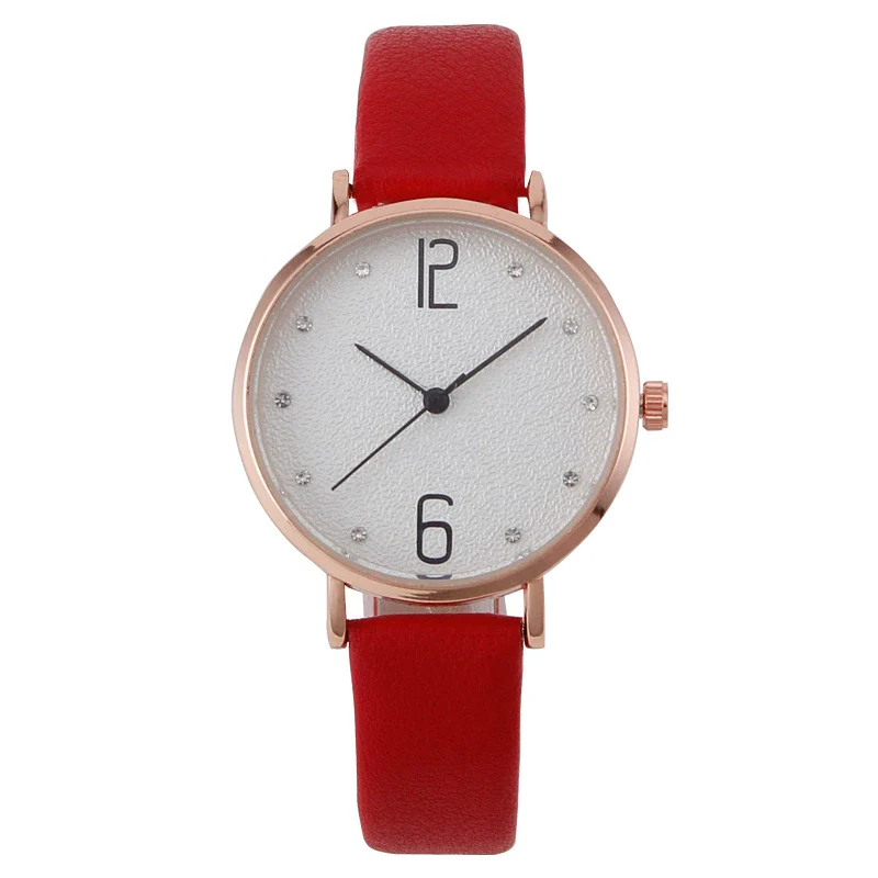Fashion Women's Metal Case Quartz Watch With Imitation Leather Strap And Round Dial - Image 7