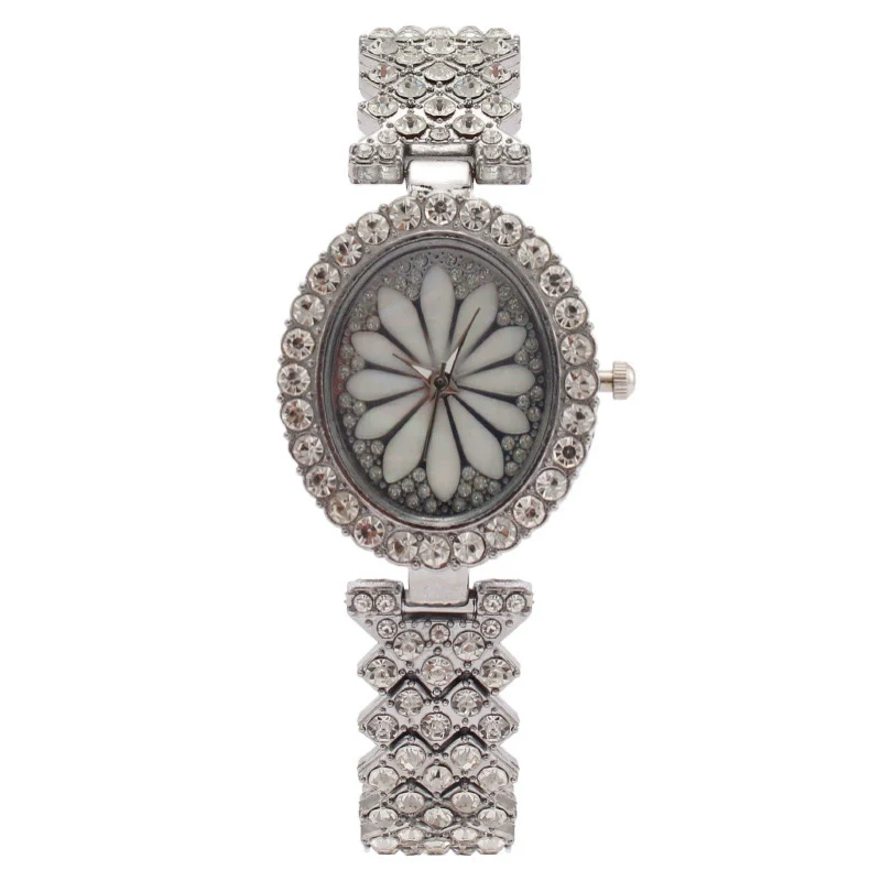 Fashion Women's Metal Watch With Oval Dial And Mineral Reinforced Glass Mirror - Image 2