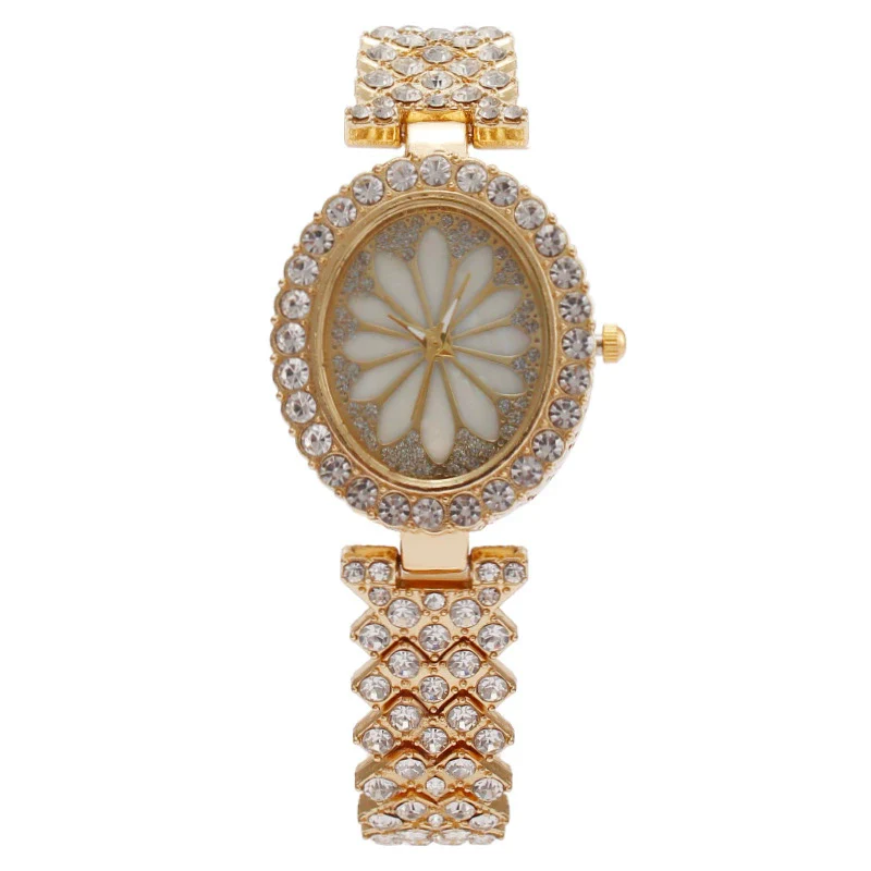 Fashion Women's Metal Watch With Oval Dial And Mineral Reinforced Glass Mirror - Image 5
