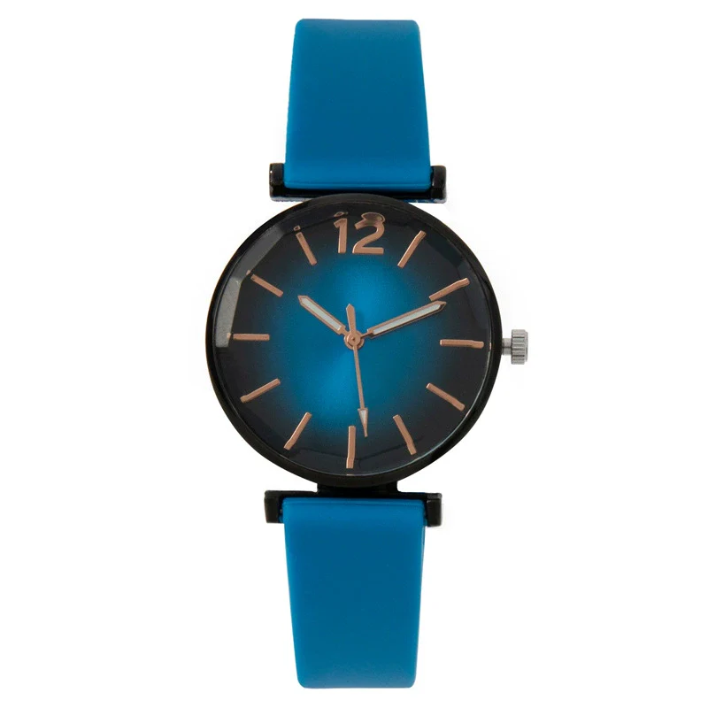 Fashion Women's Quartz Watch Alloy Case Imitation Leather Strap Stainless Steel Buckle Round Dial - Image 7