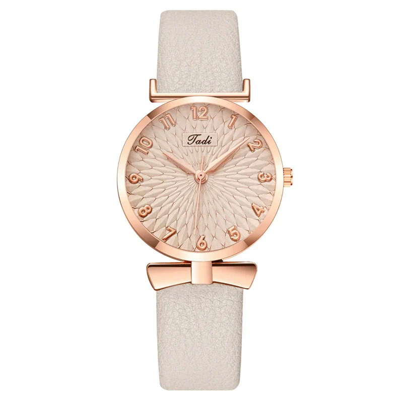 Fashion Women's Quartz Watch With Alloy Case Imitation Leather Strap And Round Dial - Image 11