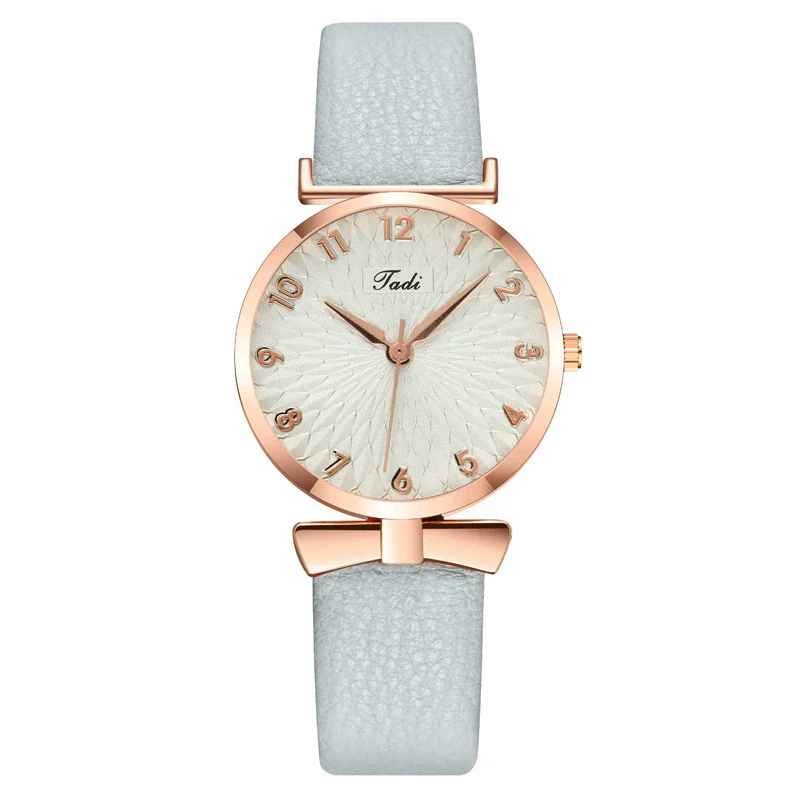 Fashion Women's Quartz Watch With Alloy Case Imitation Leather Strap And Round Dial - Image 2
