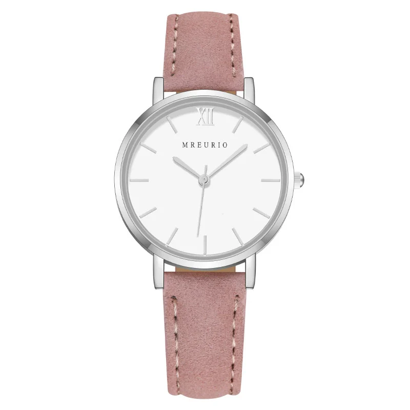 Fashion Women's Watch With Roman Pattern Leather Strap Metal Case And Round Dial - Image 10