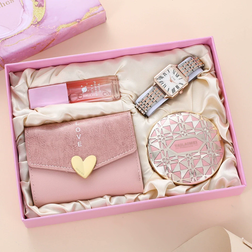 Fashionable Allmatch Gift Box With Alloy Items For Girls