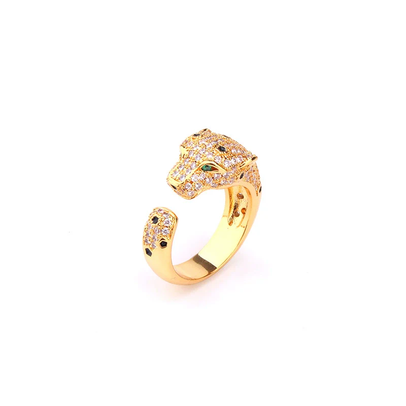 Fashionable Leopard Style Hand Jewelry Set With Glue Microinlaid Made Of Environmental Protection Copper And Electroplated - Image 10