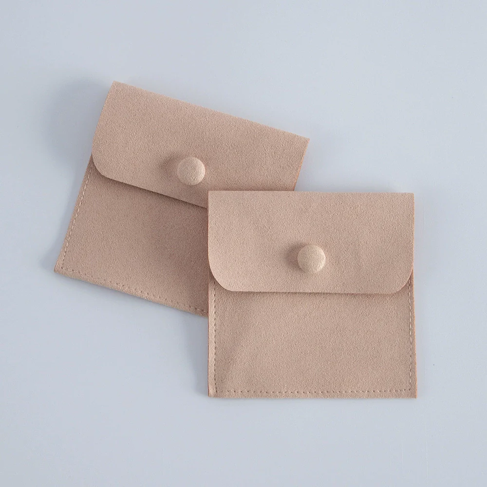 Flannel Velvet Jewelry Storage Bag Doublesided Perforated Snap Wholesale - Image 10