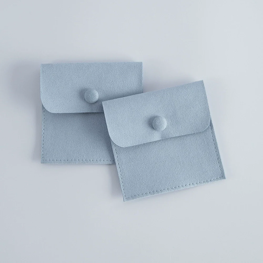Flannel Velvet Jewelry Storage Bag Doublesided Perforated Snap Wholesale - Image 12