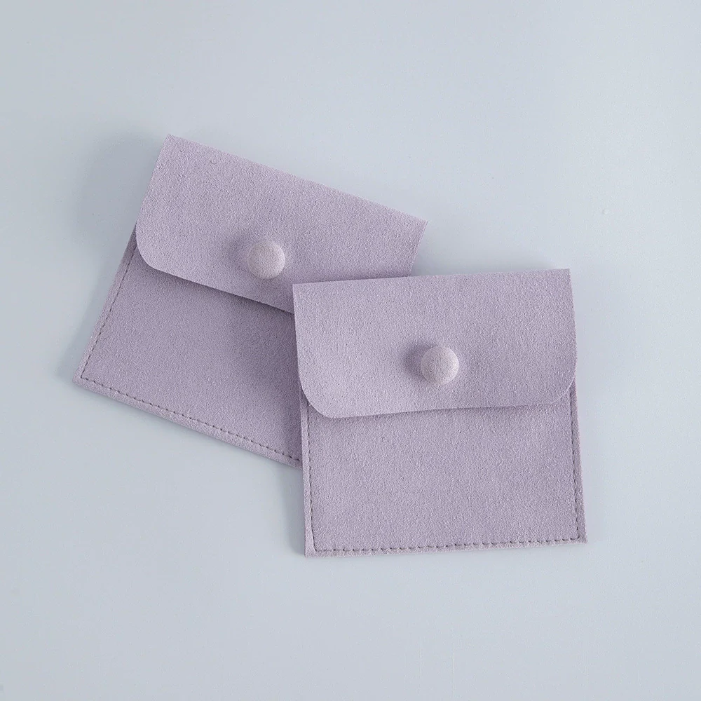 Flannel Velvet Jewelry Storage Bag Doublesided Perforated Snap Wholesale - Image 15