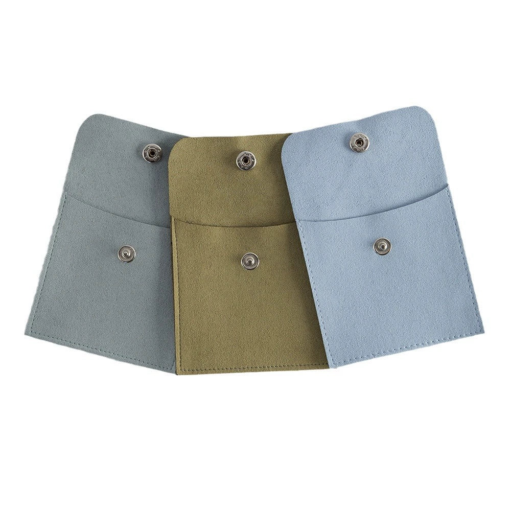 Flannel Velvet Jewelry Storage Bag Doublesided Perforated Snap Wholesale - Image 5