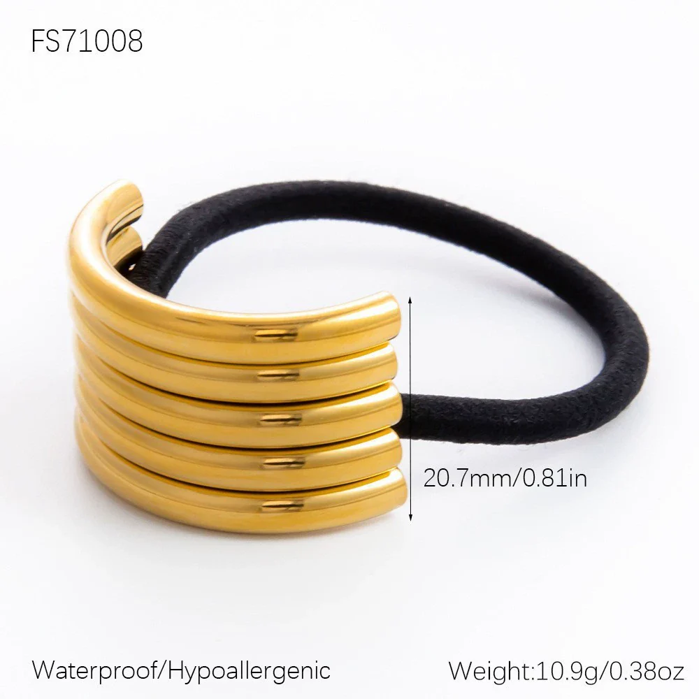 Forged Hair Band Pendant With Large Flower Ocean Series Simple Ball Design - Image 13