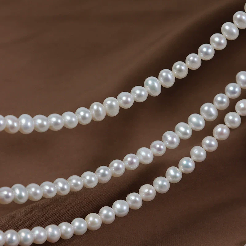 Freshwater Pearl Naked Stone Potatoshaped Beads Jewelry Material - Image 3