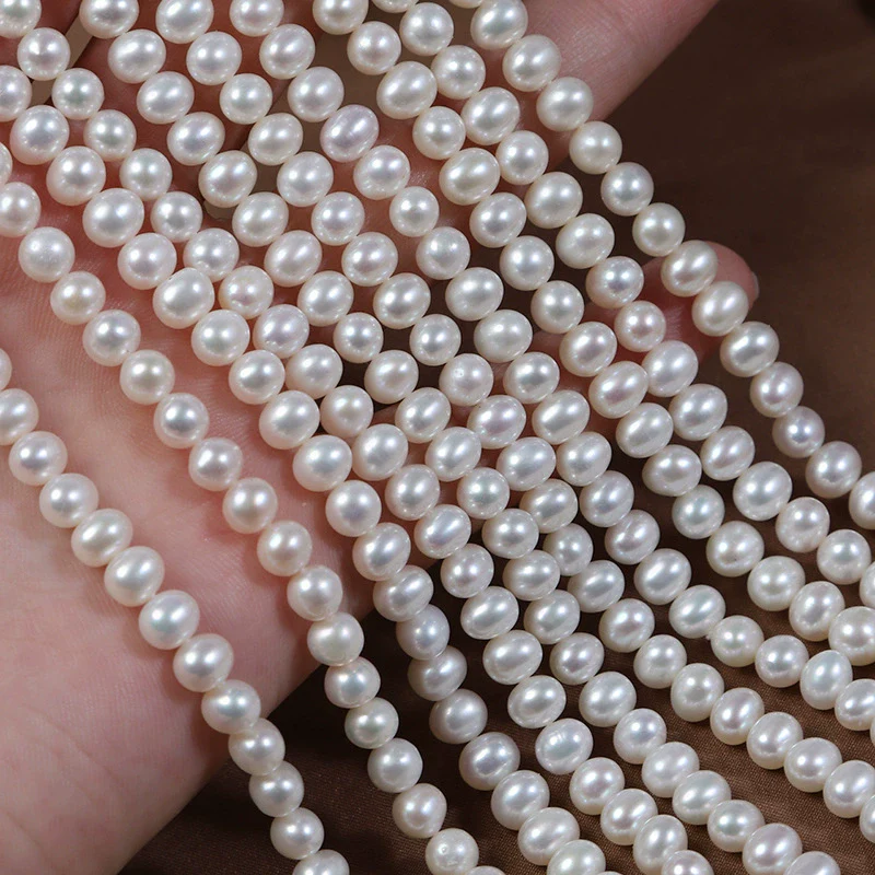 Freshwater Pearl Naked Stone Potatoshaped Beads Jewelry Material - Image 4