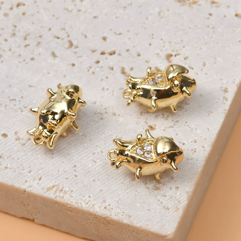 Fruit Pendant Jewelry Copper Material Electroplated Accessories For Earrings And Necklace - Image 10