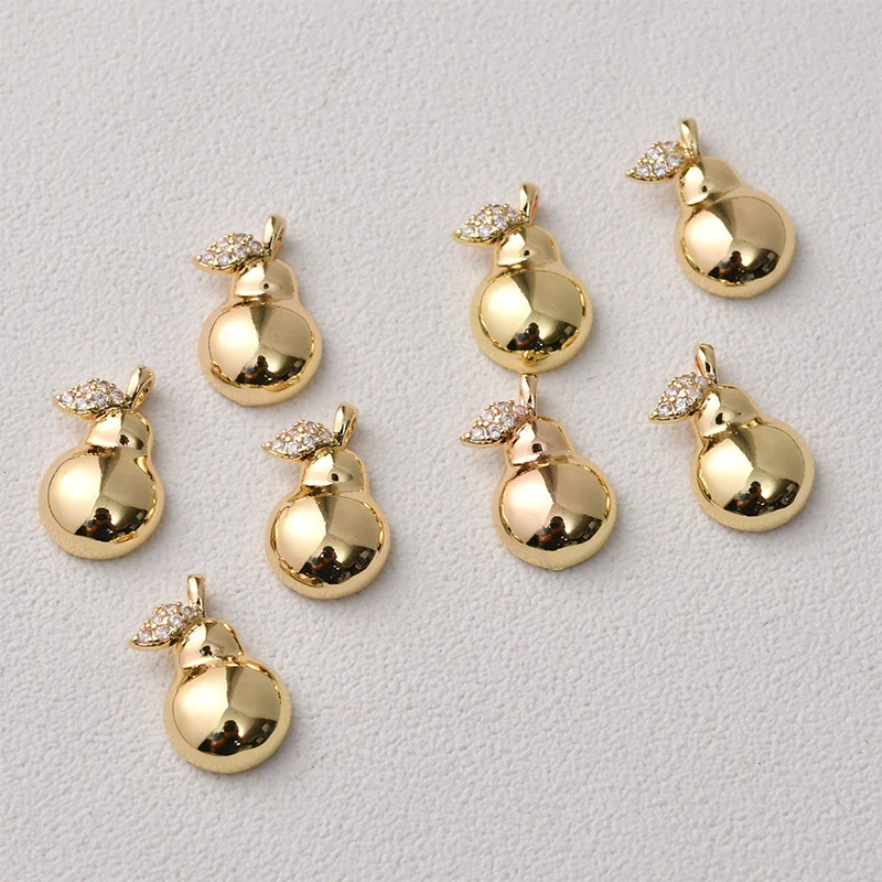 Fruit Pendant Jewelry Copper Material Electroplated Accessories For Earrings And Necklace - Image 11
