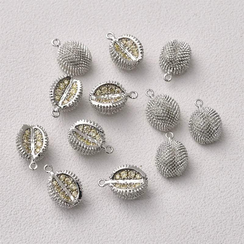 Fruit Pendant Jewelry Copper Material Electroplated Accessories For Earrings And Necklace - Image 14