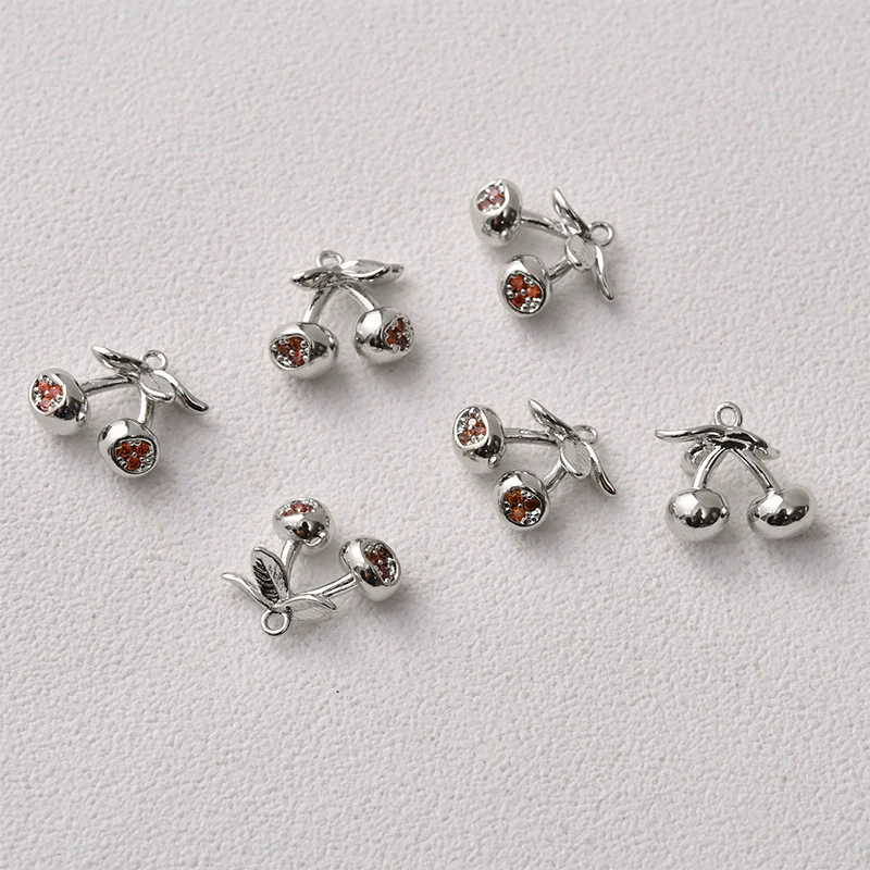 Fruit Pendant Jewelry Copper Material Electroplated Accessories For Earrings And Necklace - Image 17