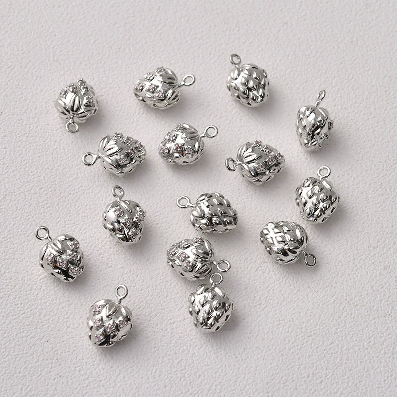 Fruit Pendant Jewelry Copper Material Electroplated Accessories For Earrings And Necklace - Image 20