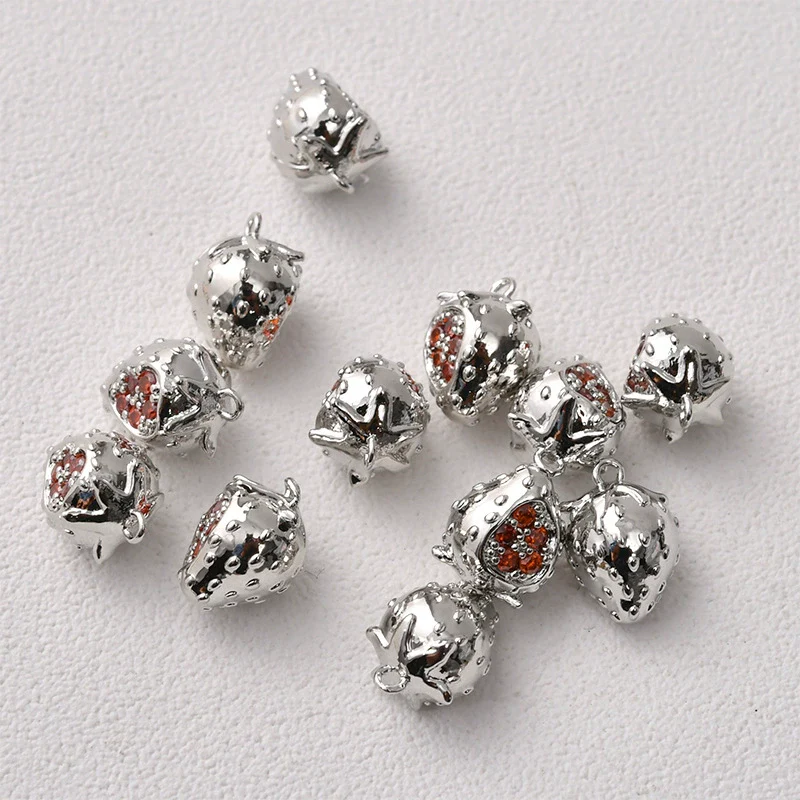 Fruit Pendant Jewelry Copper Material Electroplated Accessories For Earrings And Necklace - Image 21