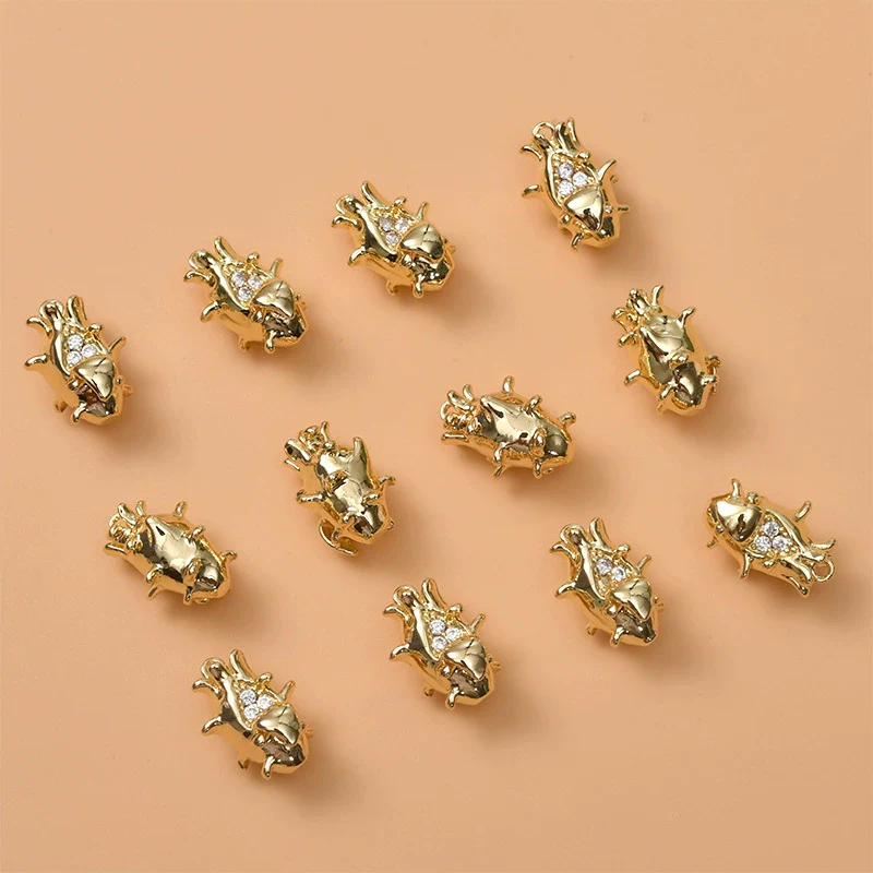 Fruit Pendant Jewelry Copper Material Electroplated Accessories For Earrings And Necklace - Image 3