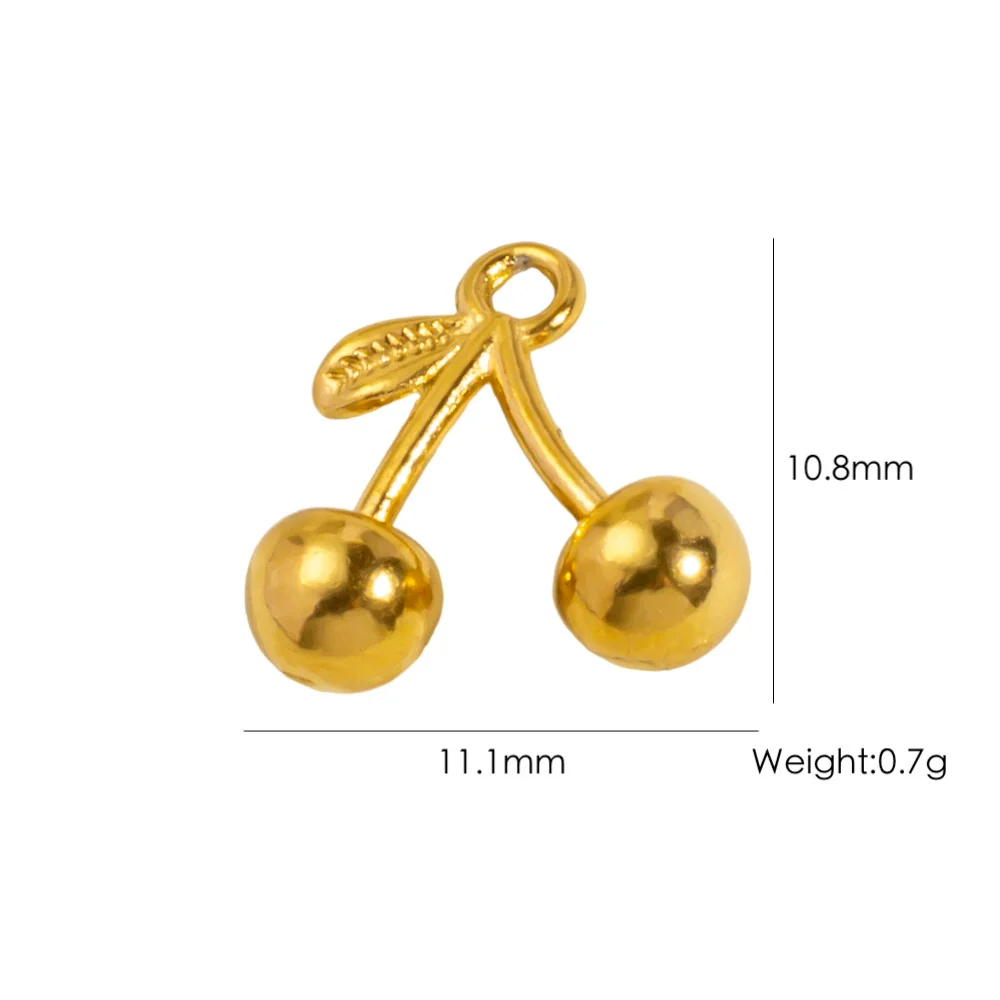 Fruit Series Stainless Steel Dripping Oil Small Pendant - Image 13