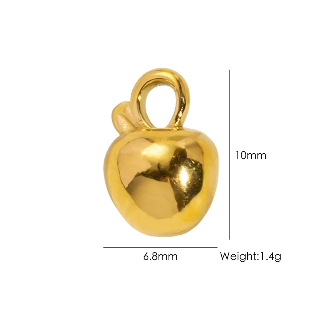 Fruit Series Stainless Steel Dripping Oil Small Pendant - Image 34