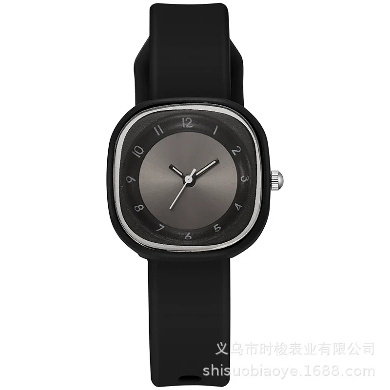 Girls Quartz Watch Alloy Plastic Square Ins Minimal Style Leisure - Image 3