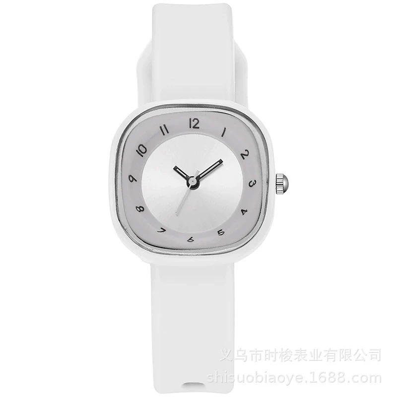 Girls Quartz Watch Alloy Plastic Square Ins Minimal Style Leisure - Image 5