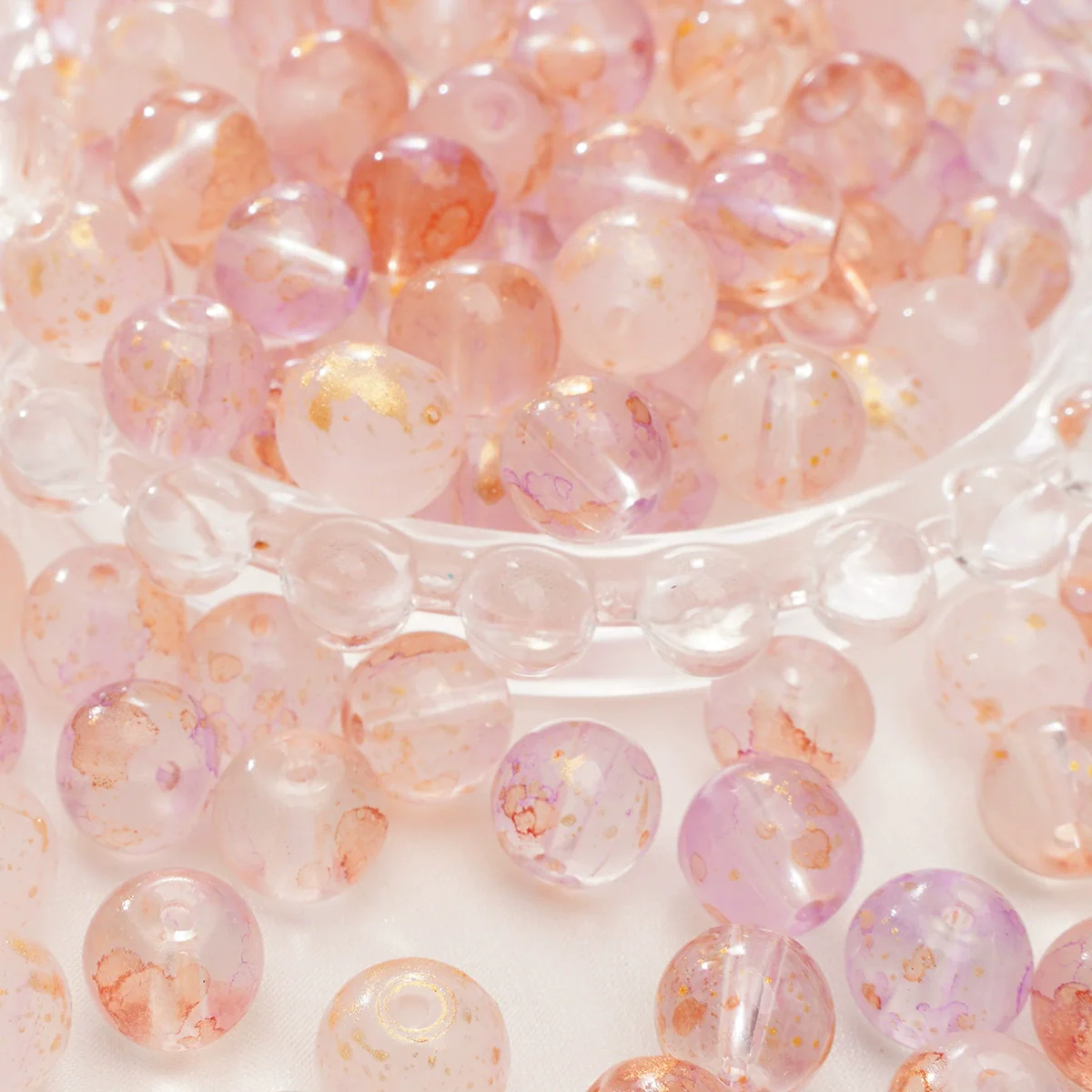Glass Glaze Natural Style Loose Beads For Diy Handmade Jewelry Accessories - Image 10