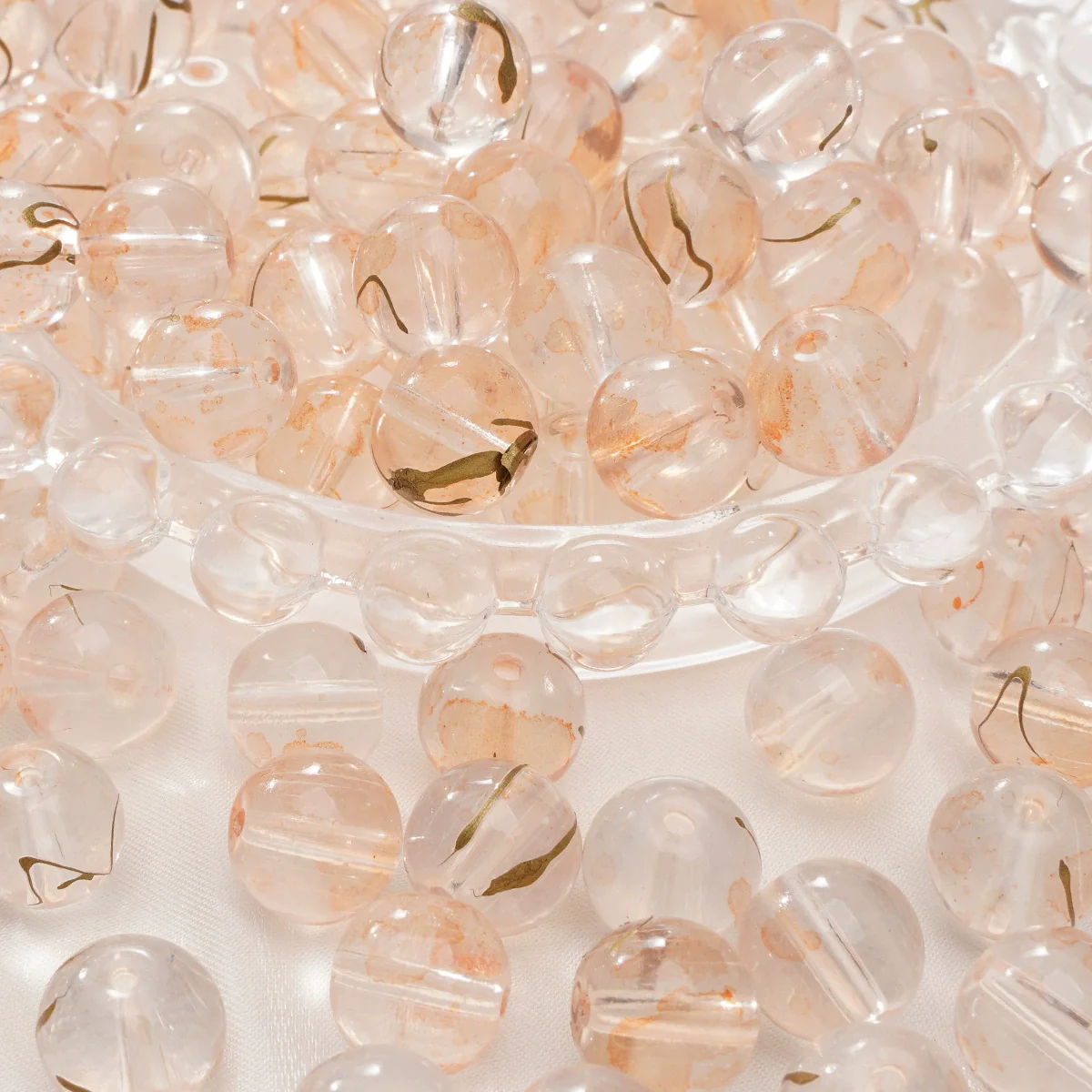 Glass Glaze Natural Style Loose Beads For Diy Handmade Jewelry Accessories - Image 14