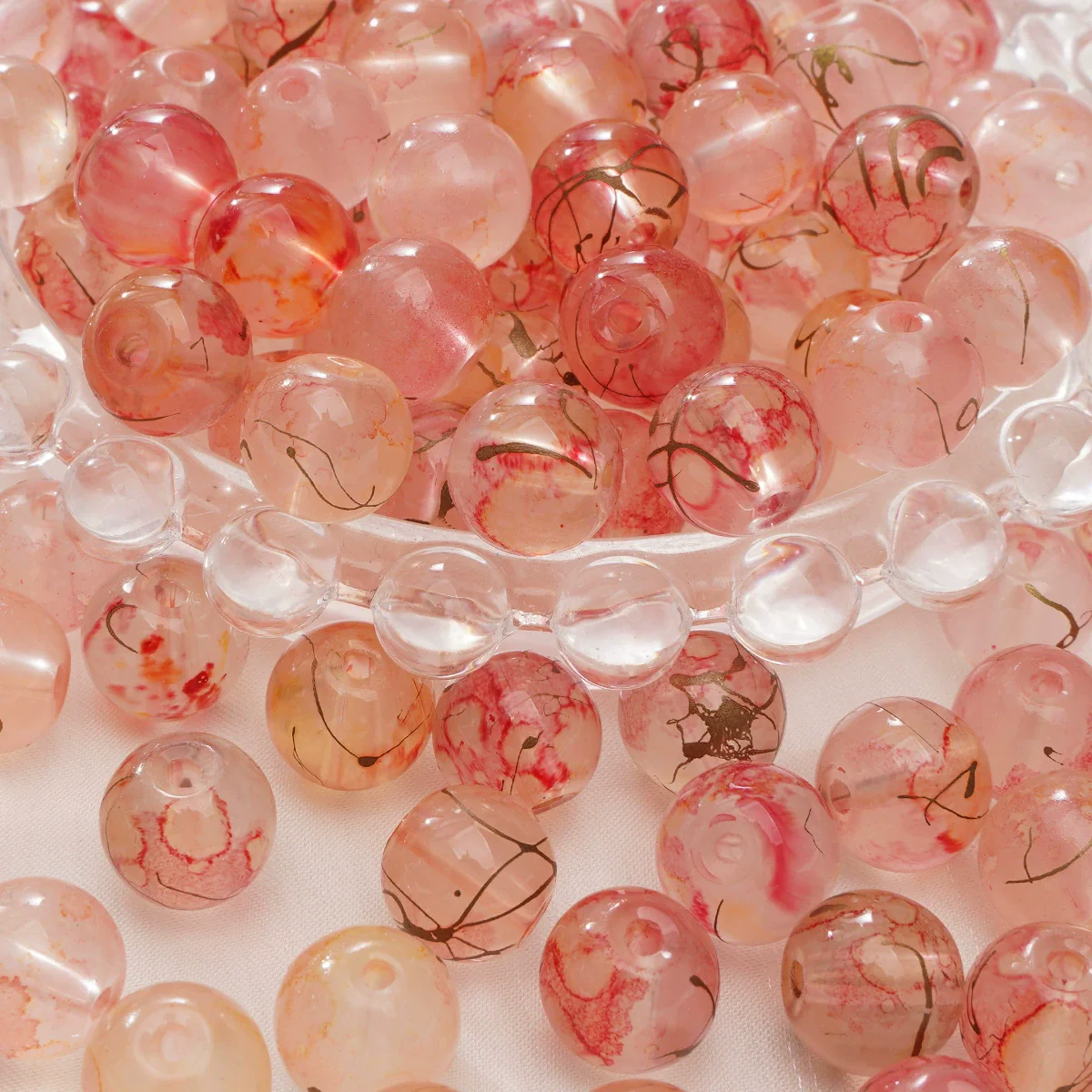 Glass Glaze Natural Style Loose Beads For Diy Handmade Jewelry Accessories - Image 16