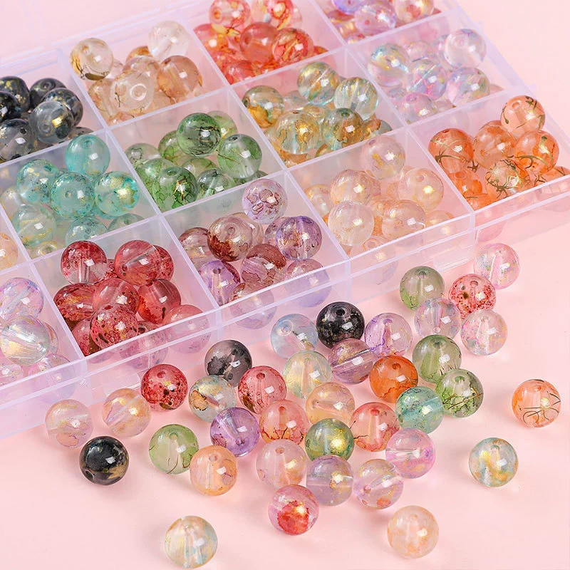 Glass Glaze Natural Style Loose Beads For Diy Handmade Jewelry Accessories - Image 3