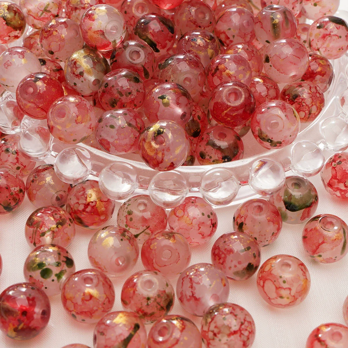 Glass Glaze Natural Style Loose Beads For Diy Handmade Jewelry Accessories - Image 7