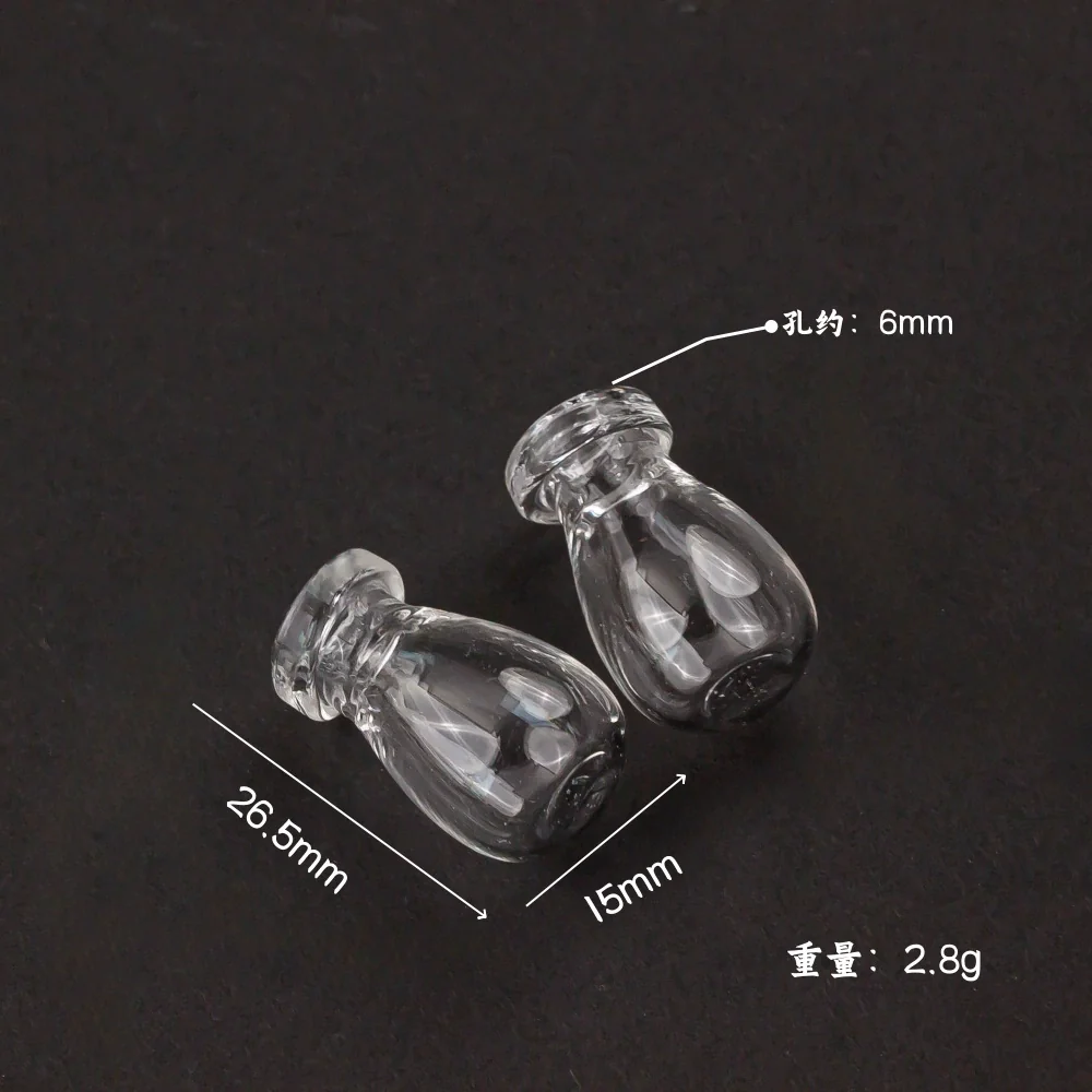 Glass Glazed Small Bottle Pendant Mobile Phone Lanyard Accessories - Image 14