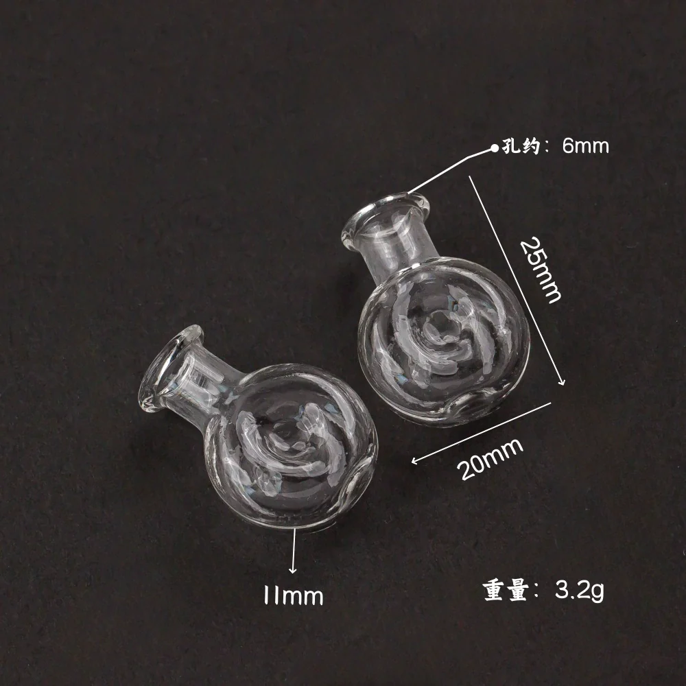 Glass Glazed Small Bottle Pendant Mobile Phone Lanyard Accessories - Image 18