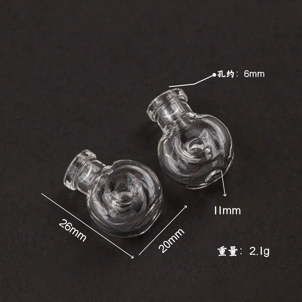 Glass Glazed Small Bottle Pendant Mobile Phone Lanyard Accessories - Image 19