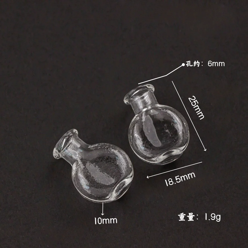 Glass Glazed Small Bottle Pendant Mobile Phone Lanyard Accessories - Image 20